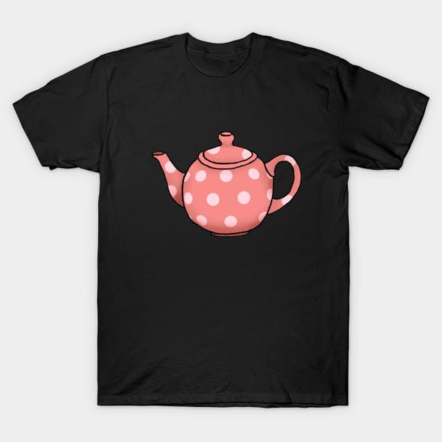 Red Betty Teapot T-Shirt by sara99